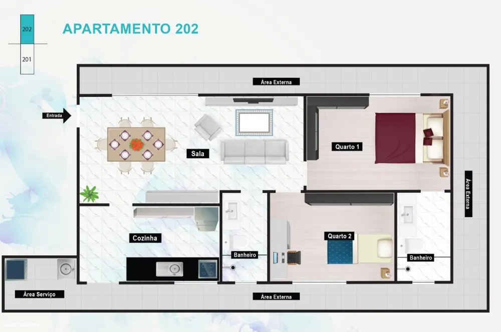 Apartamento, 2 quartos - Foto 13