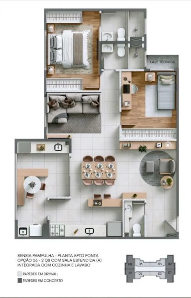 Apartamento, 2 quartos - Foto 13