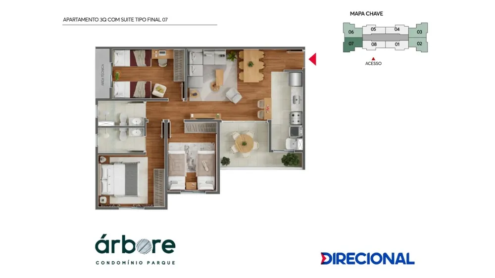 Apartamento, 3 quartos - Foto 12