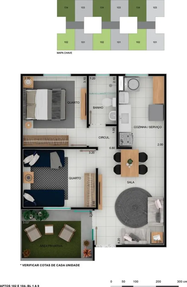 Apartamento, 2 quartos - Foto 15