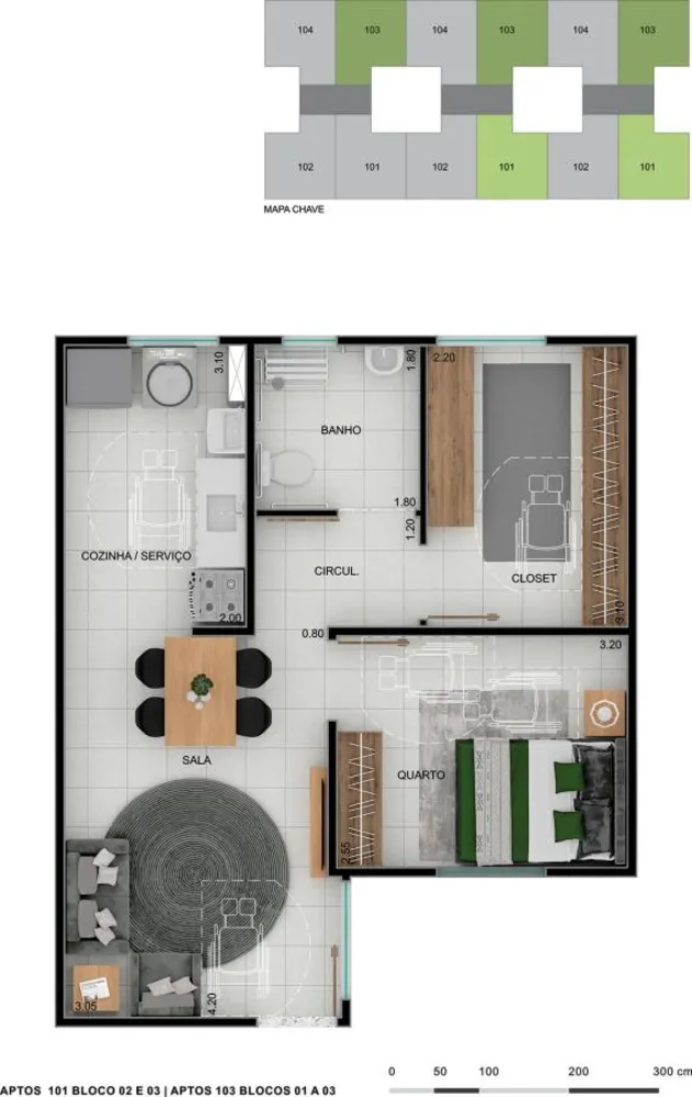 Apartamento, 2 quartos - Foto 16