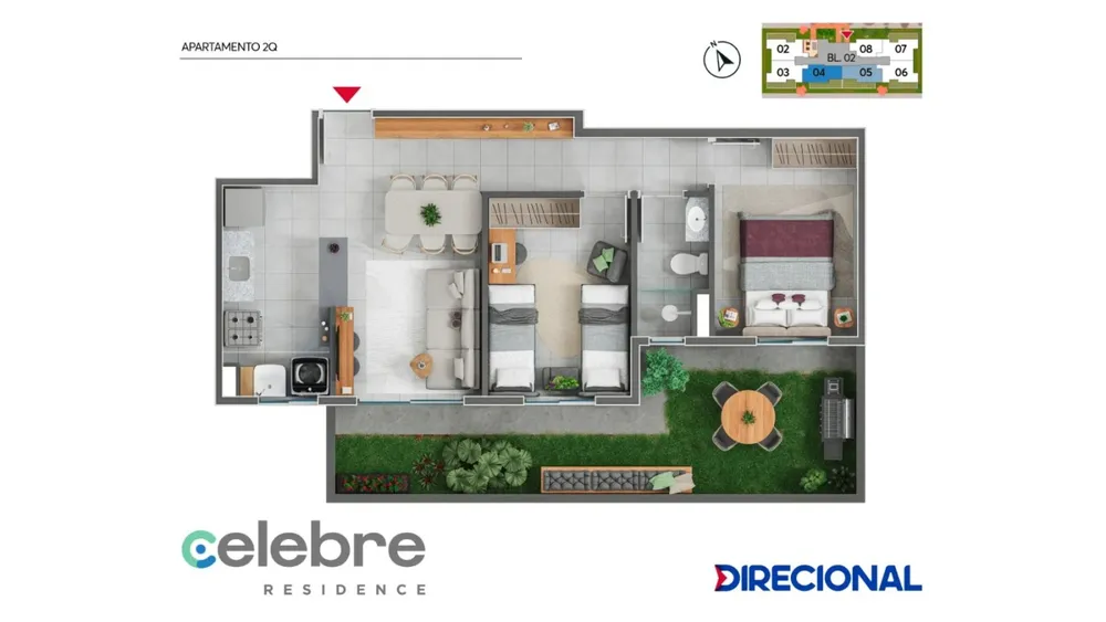 Apartamento, 2 quartos - Foto 19