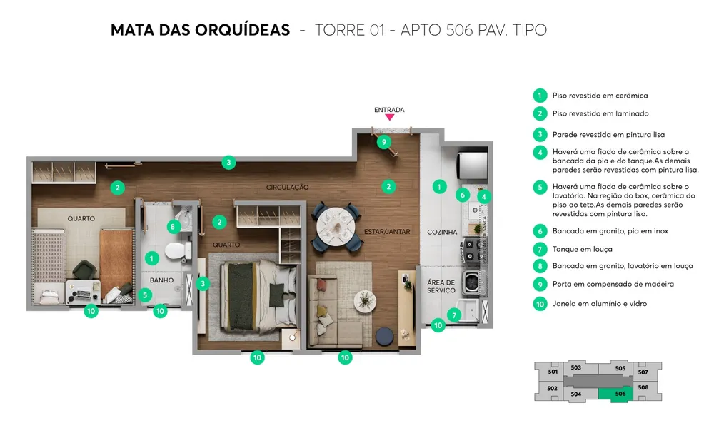 Apartamento, 2 quartos - Foto 7
