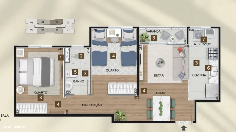 Apartamento, 2 quartos - Foto 16