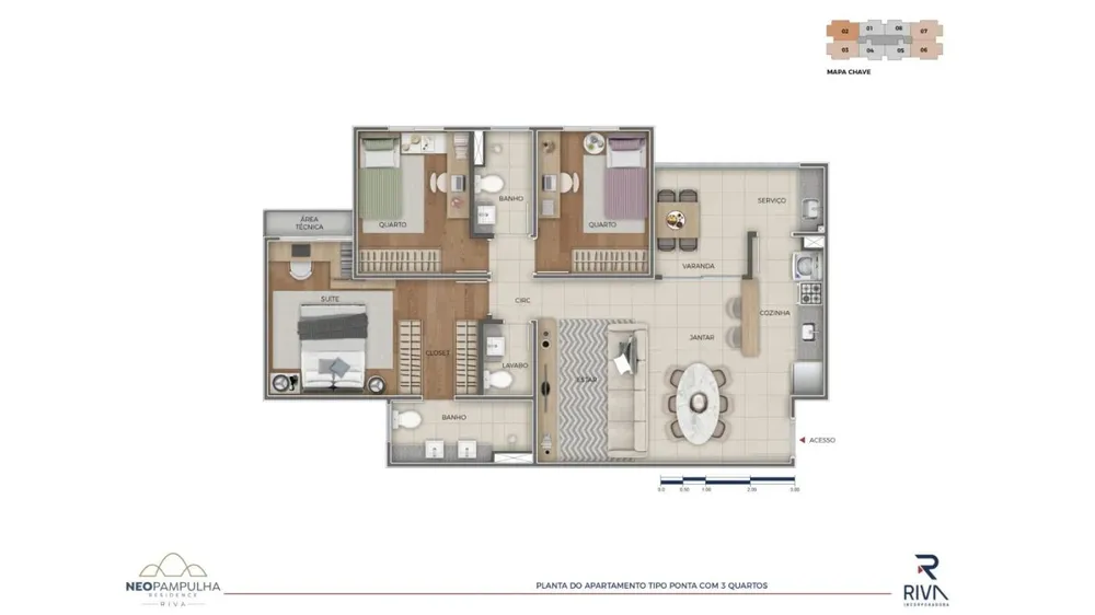 Apartamento, 3 quartos - Foto 12
