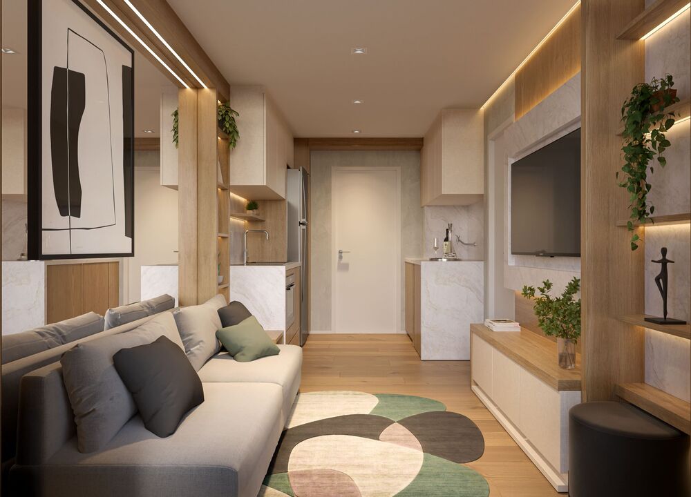 Apartamento, 1 quarto, 29 m² - Foto 2