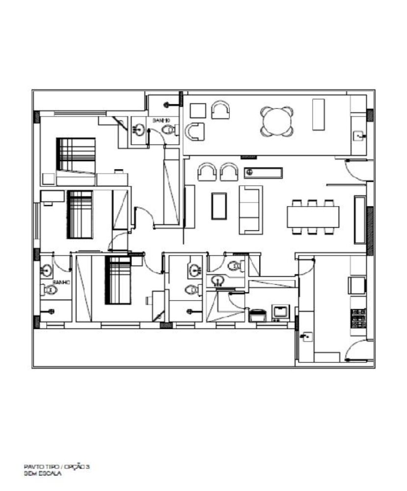 Apartamento à venda com 3 quartos, 128m² - Foto 4