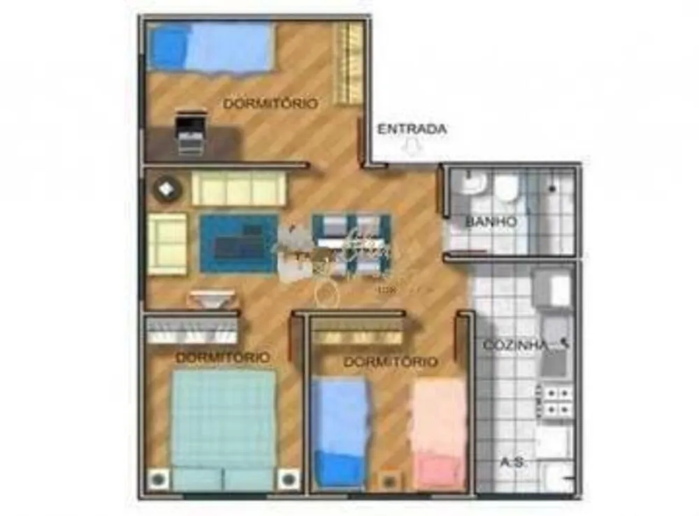 Apartamento, 3 quartos, 50 m² - Foto 8