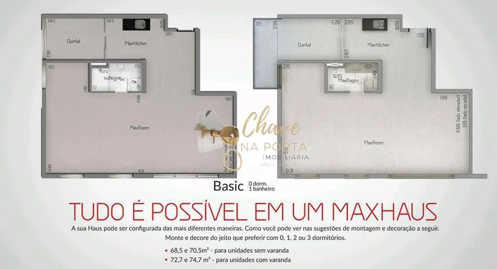 Apartamento, 1 quarto, 72 m² - Foto 1