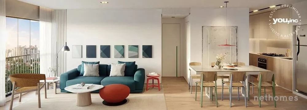 Apartamento Lançamentos com 2 quartos, 67m² - Foto 4