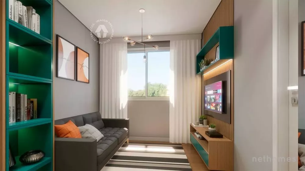 Apartamento Lançamentos com 1 quarto, 24m² - Foto 3