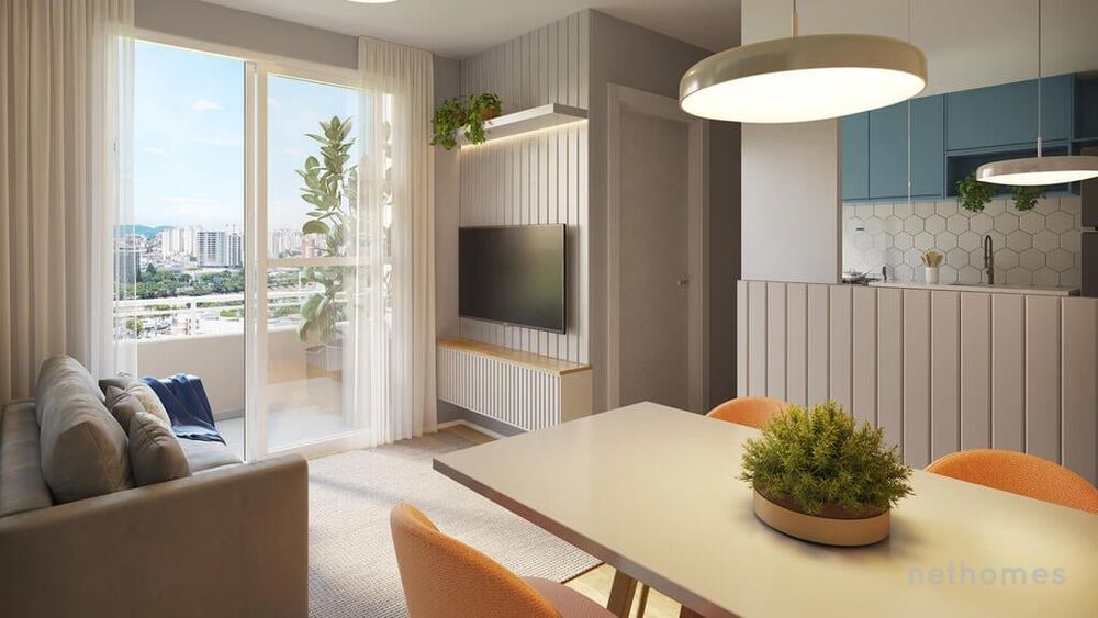 Apartamento Lançamentos com 1 quarto, 43m² - Foto 3