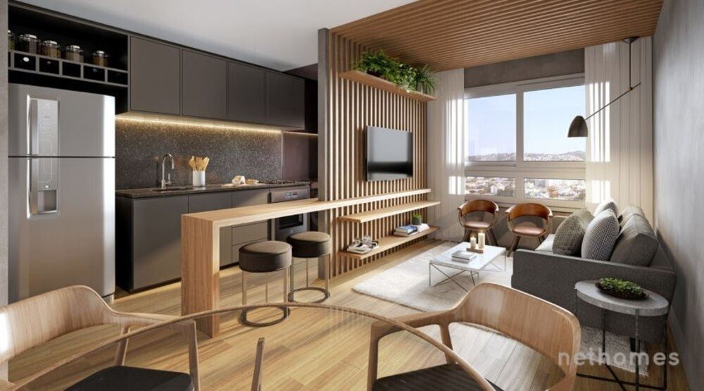 Apartamento à venda com 2 quartos, 59m² - Foto 2