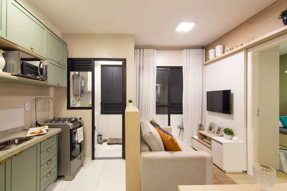 Apartamento Lançamentos com 1 quarto, 29m² - Foto 3