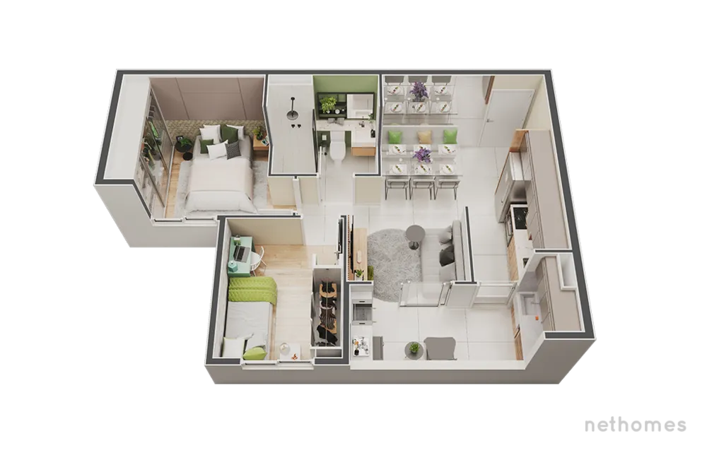 Apartamento, 2 quartos, 40 m² - Foto 3