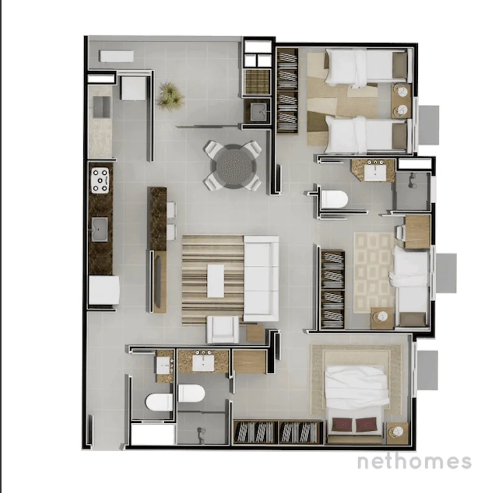 Apartamento, 3 quartos, 82 m² - Foto 4