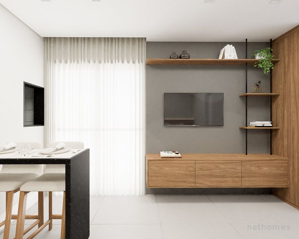 Apartamento à venda com 1 quarto, 35m² - Foto 1