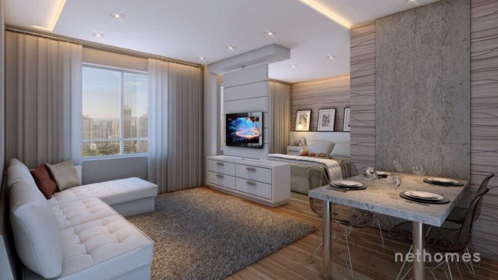 Apartamento à venda com 1 quarto, 39m² - Foto 3
