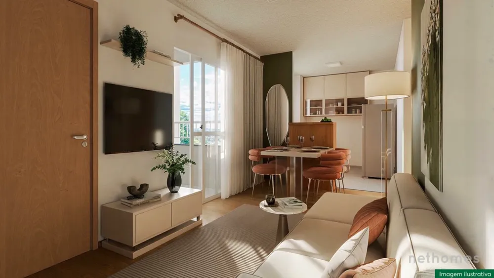 Apartamento, 2 quartos, 54 m² - Foto 2