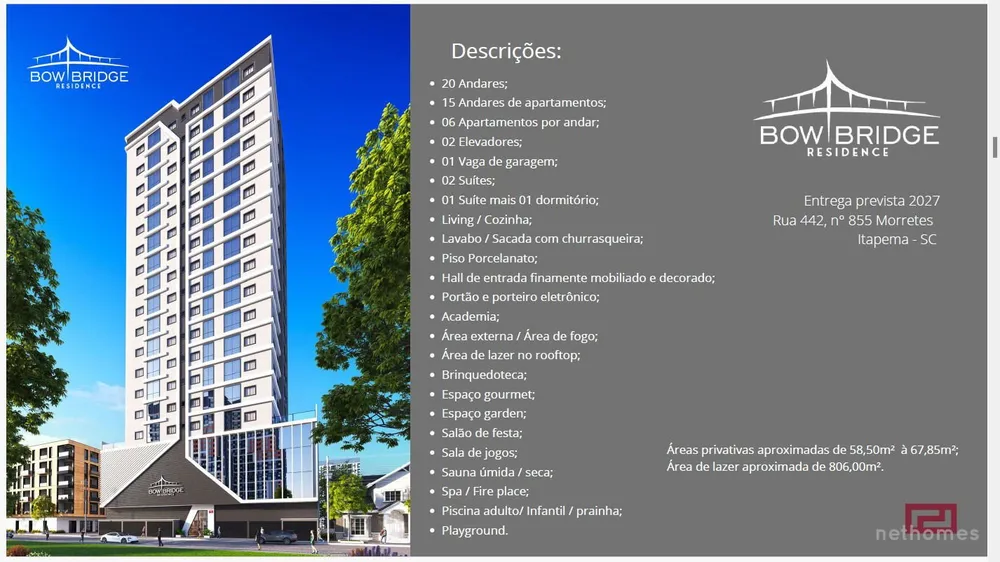 Apartamento, 2 quartos, 66 m² - Foto 3