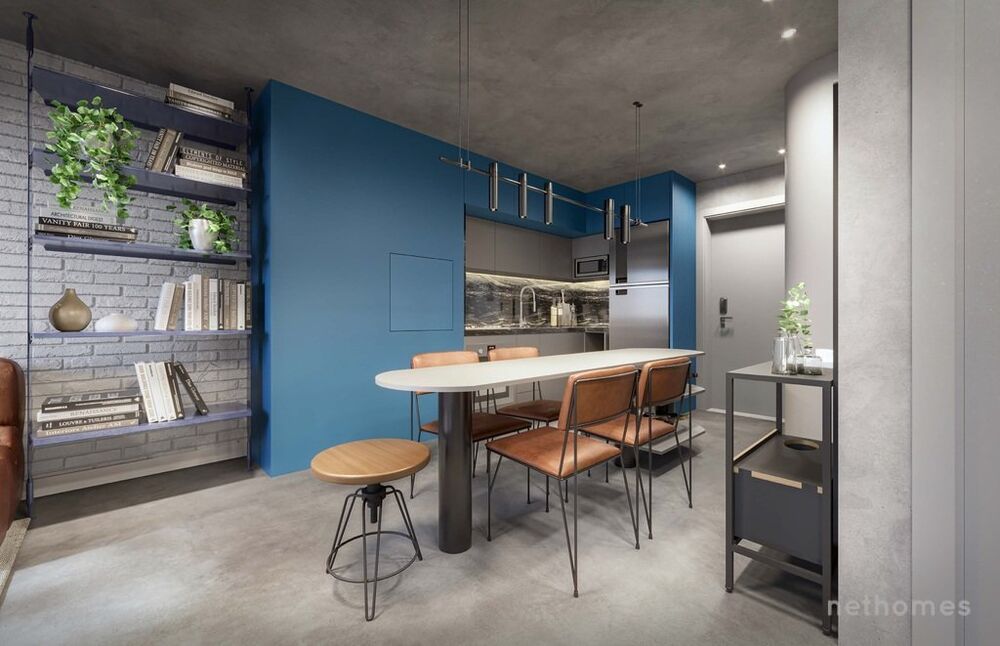 Apartamento Lançamentos com 1 quarto, 44m² - Foto 2