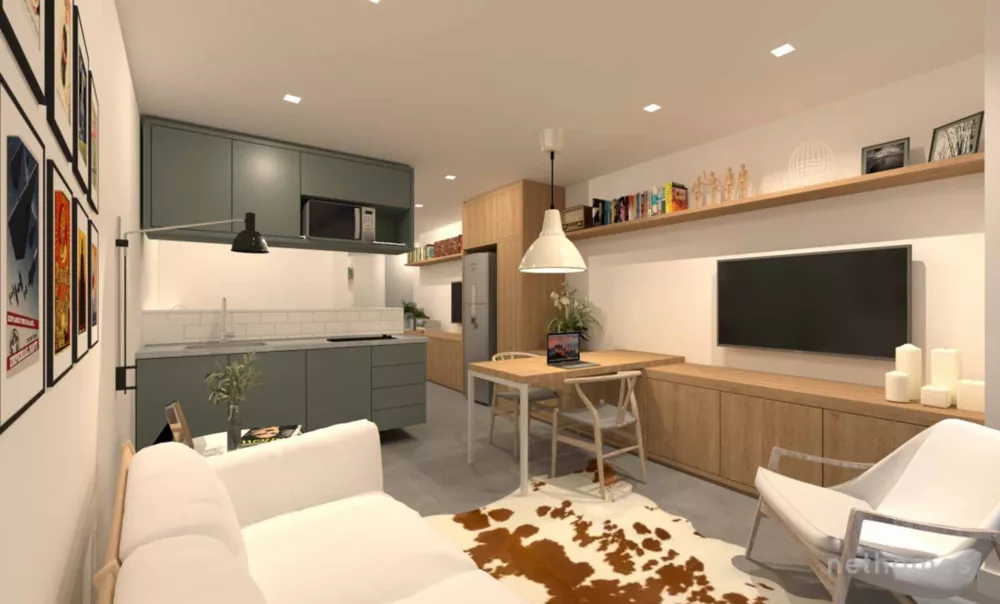 Apartamento à venda com 1 quarto, 52m² - Foto 1