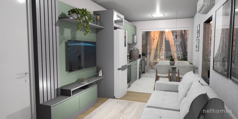 Apartamento, 2 quartos, 50 m² - Foto 2