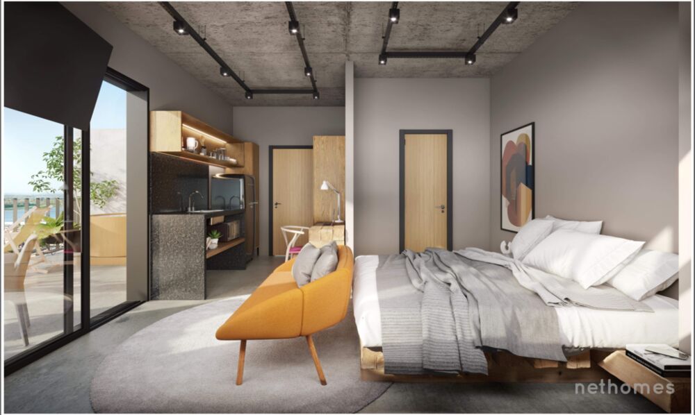 Apartamento Lançamentos com 1 quarto, 47m² - Foto 3