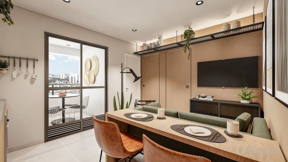 Apartamento Lançamentos com 1 quarto, 33m² - Foto 1