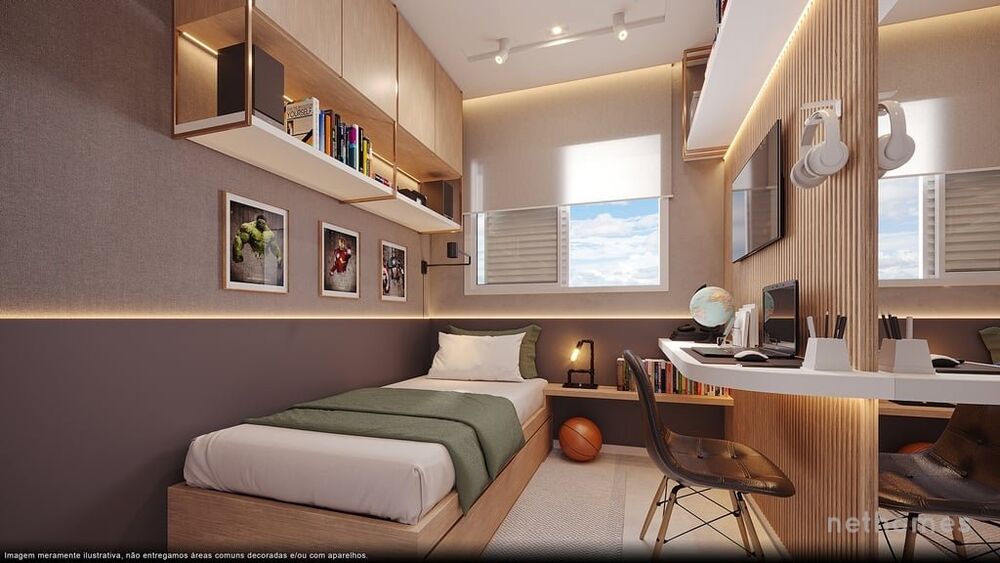Apartamento Lançamentos com 1 quarto, 26m² - Foto 7