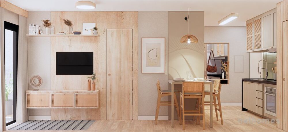 Apartamento à venda com 1 quarto, 39m² - Foto 3