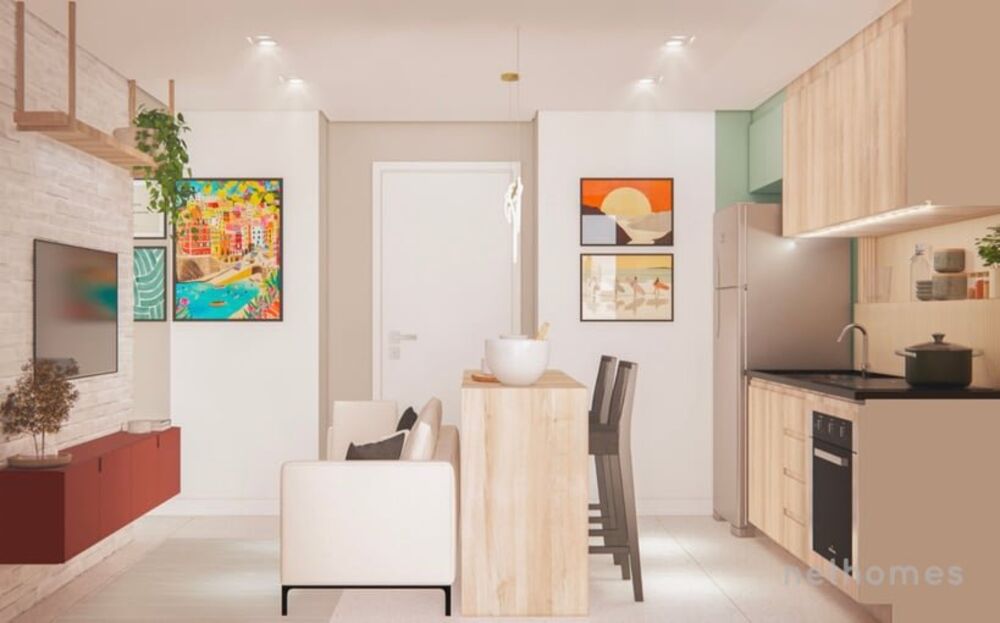 Apartamento à venda com 1 quarto, 39m² - Foto 4