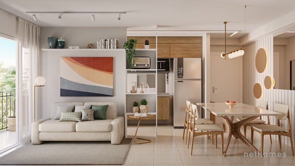 Apartamento Lançamentos com 2 quartos, 50m² - Foto 3