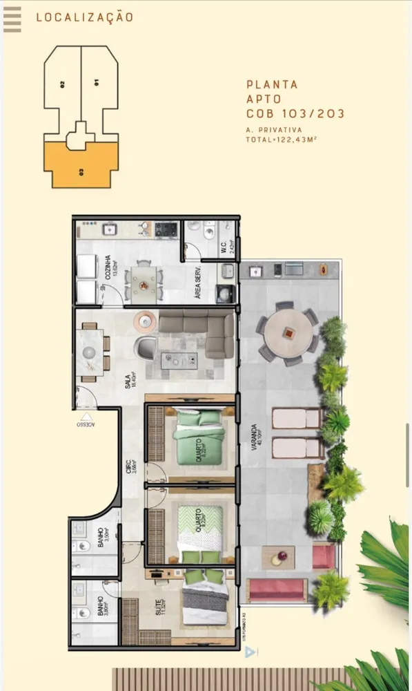 Apartamento, 3 quartos - Foto 10