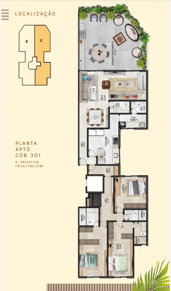 Apartamento, 3 quartos - Foto 8