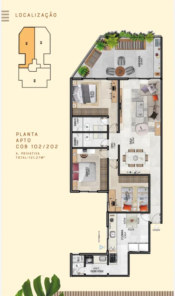 Apartamento, 3 quartos - Foto 7