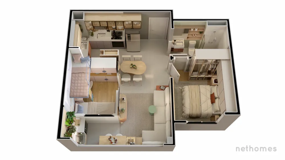 Apartamento, 2 quartos, 40 m² - Foto 4