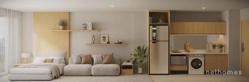 Apartamento Lançamentos com 1 quarto, 39m² - Foto 5