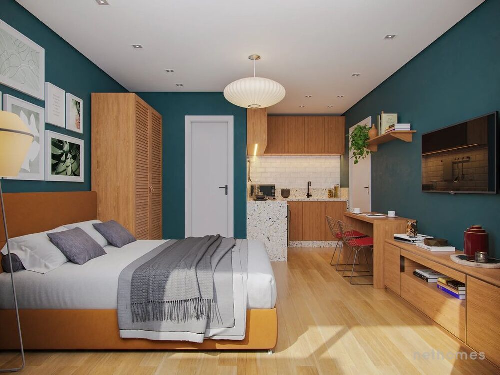 Apartamento Lançamentos com 1 quarto, 32m² - Foto 6