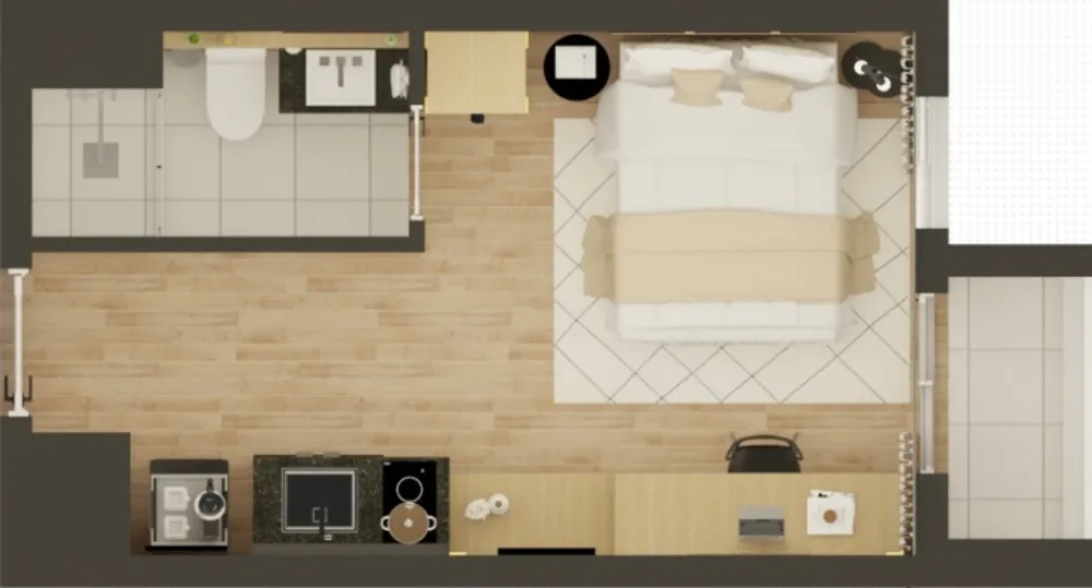 Apartamento, 1 quarto, 24 m² - Foto 15