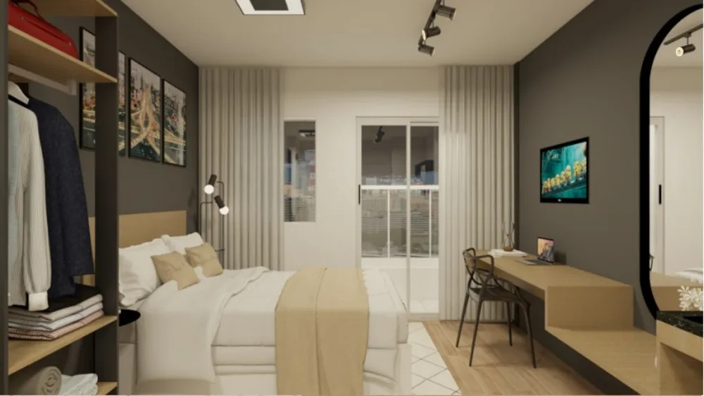 Apartamento, 1 quarto, 24 m² - Foto 2