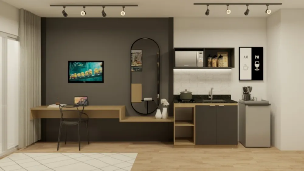 Apartamento, 1 quarto, 24 m² - Foto 1