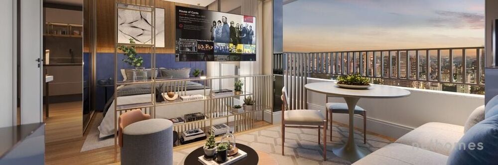 Apartamento, 1 quarto, 46 m² - Foto 2