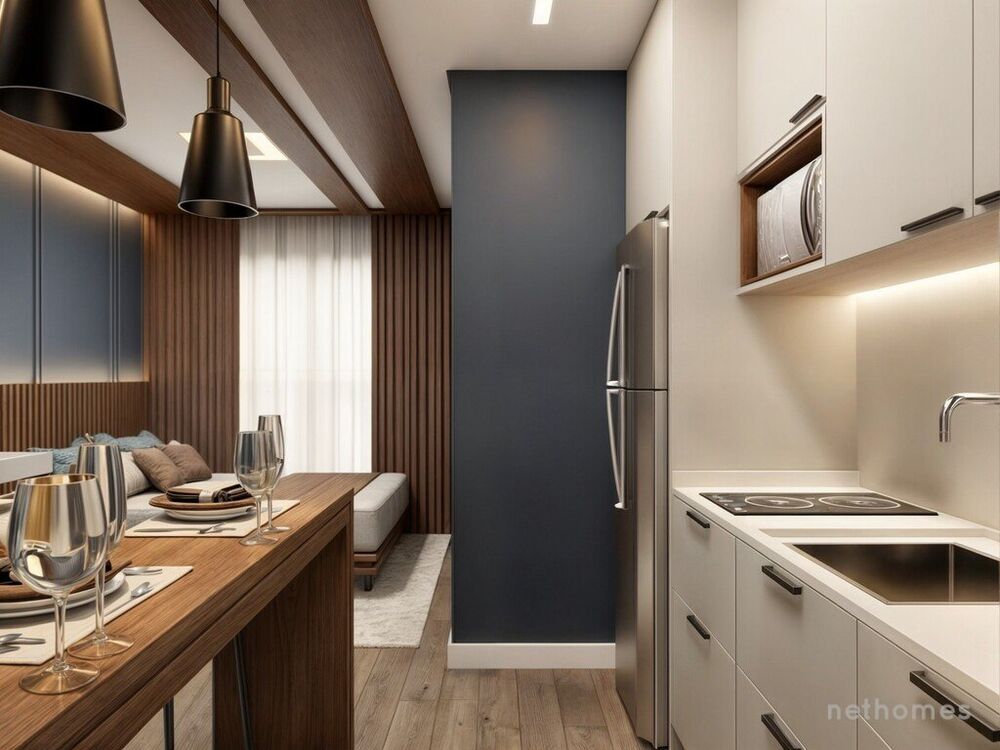 Apartamento Lançamentos com 1 quarto, 52m² - Foto 3