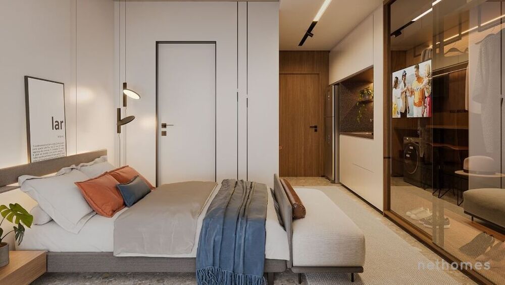 Apartamento Lançamentos com 1 quarto, 31m² - Foto 2