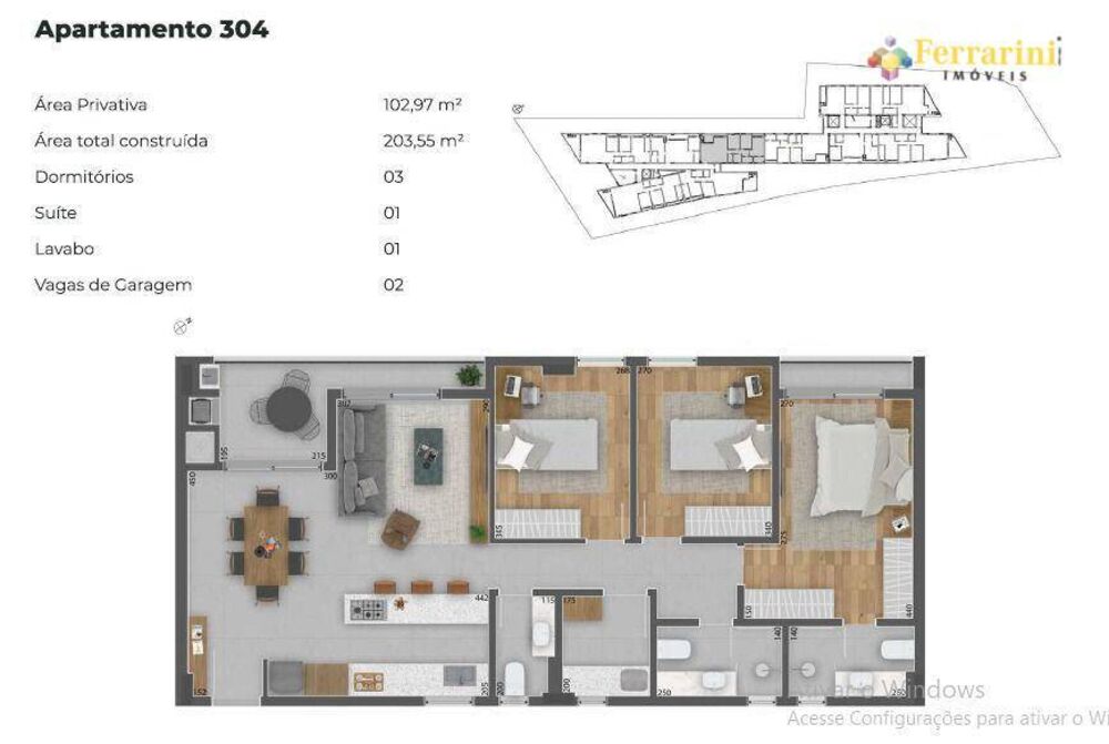 Apartamento, 3 quartos, 102 m² - Foto 7