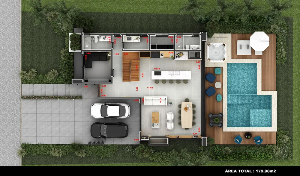 Casa, 4 quartos, 325 m² - Foto 2