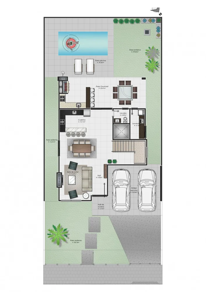 Casa, 4 quartos, 251 m² - Foto 2
