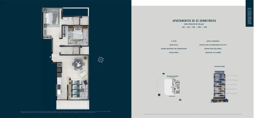 Apartamento, 2 quartos, 80 m² - Foto 6