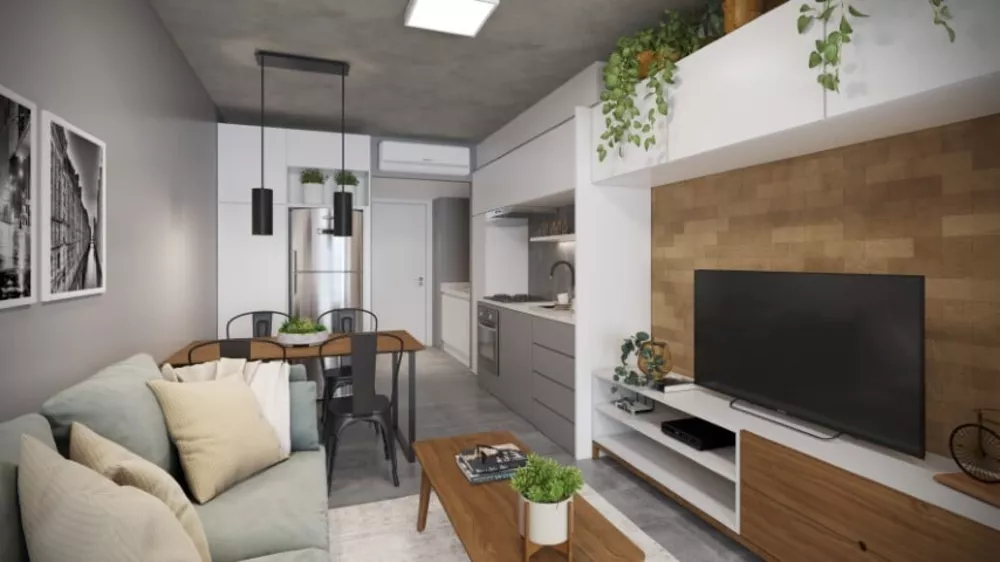 Apartamento à venda com 1 quarto, 38m² - Foto 7